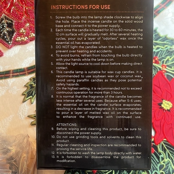 Candle Warmer Lamp Electric Timer Dimmer Adjustable Height Scented Wax Decor - Picture 9 of 15